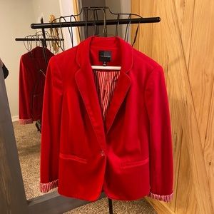 The Limited Womens Collared Blazer